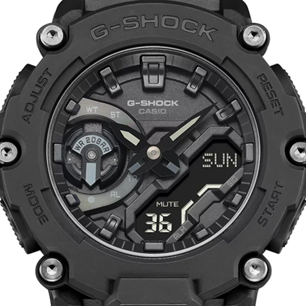 CASIO  G-Shock Chrono Black Rubber Strap  GA-2200BB-1AER - Image 5