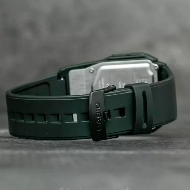CASIO Databank Black Rubber Strap DBC-32-1AE - Image 4