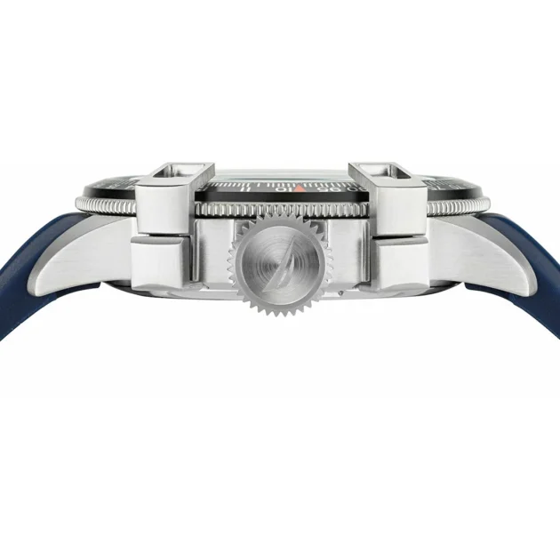 NAUTICA BFC Chrono Blue Rubber Strap  NAPBFF101 - Image 3