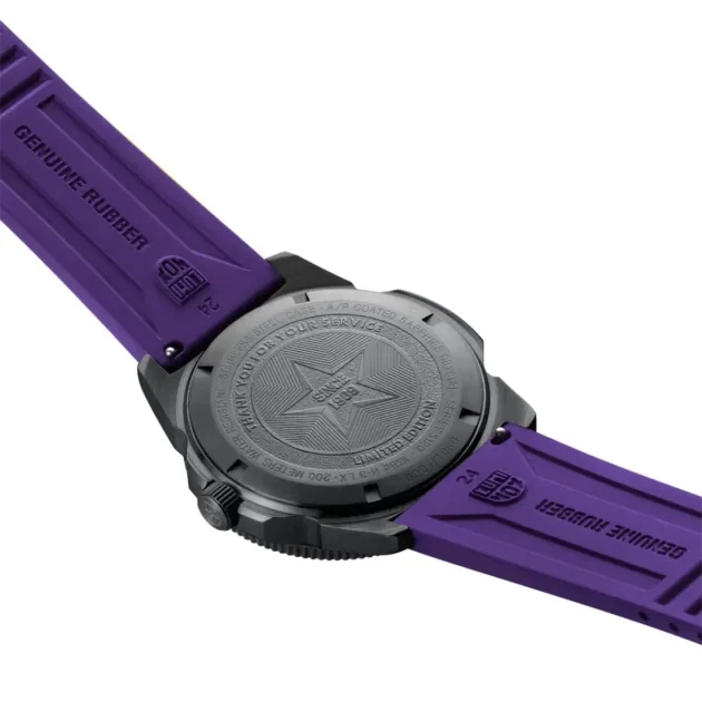 LUMINOX Limited Edition Purple Rubber Strap XST.3121.BOS - Image 3