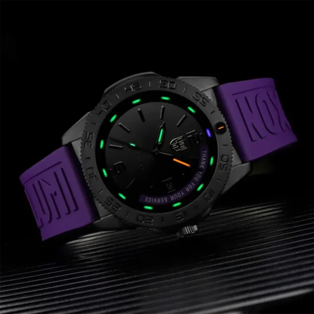 LUMINOX Limited Edition Purple Rubber Strap XST.3121.BOS - Image 5