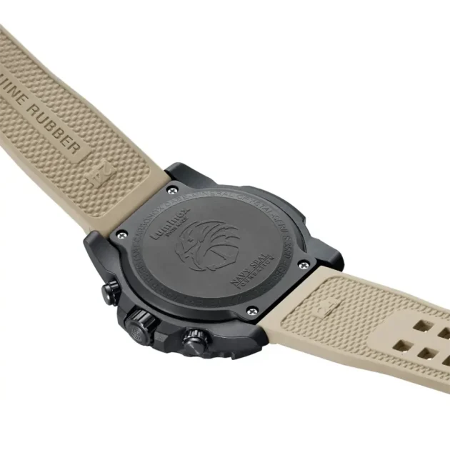 LUMINOX Navy Seal Foundation Chrono Beige Rubber Strap XSN.3590.SET - Image 6