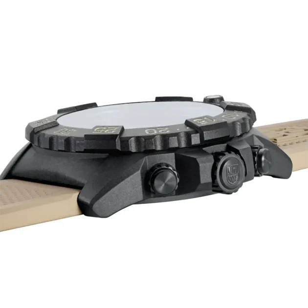 LUMINOX Navy Seal Foundation Chrono Beige Rubber Strap XSN.3590.SET - Image 4