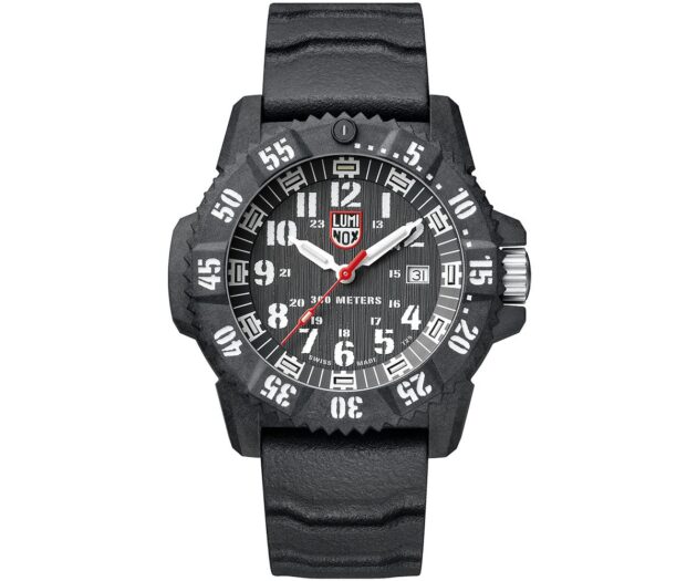 LUMINOX <br> Master Carbon Seal Black Rubber Strap <br> 3801