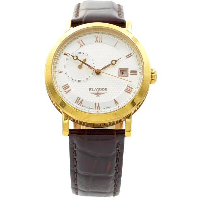 ELYSEE Brown Leather Strap 67005