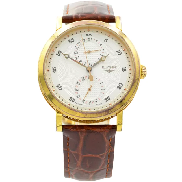 ELYSEE Brown Leather Strap 67007
