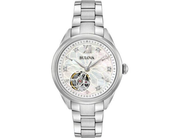 BULOVA  Diamond Automatic Stainless Steel Bracelet  96P181