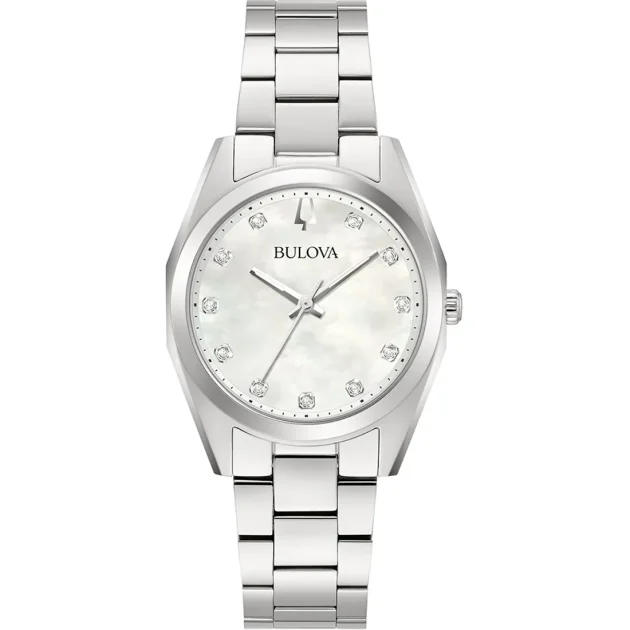 BULOVA Classic Crystals Stainless Steel Bracelet 96P228