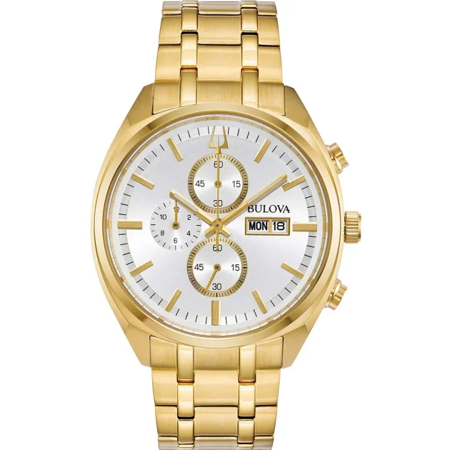 BULOVA Dress Chrono Gold Stainless Steel Bracelet 97C109