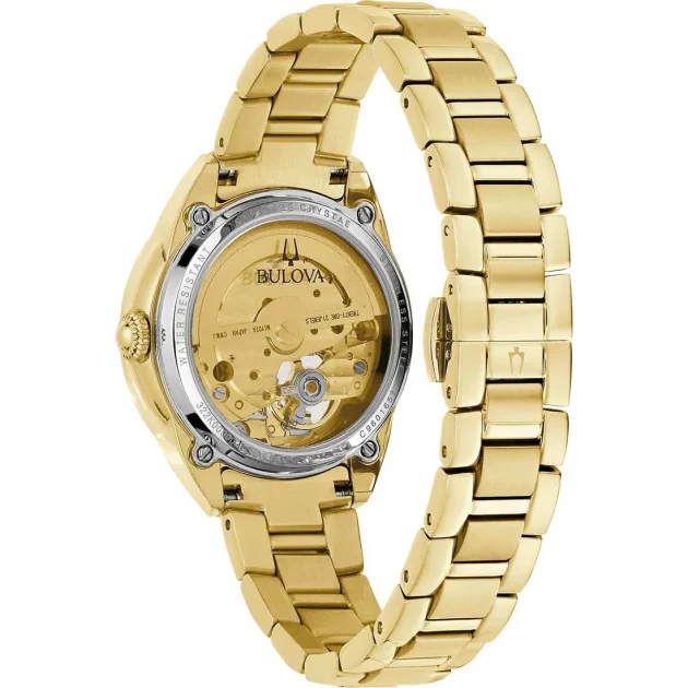 BULOVA Sutton Automatic Gold Stainless Steel Bracelet 97L172 - Image 2