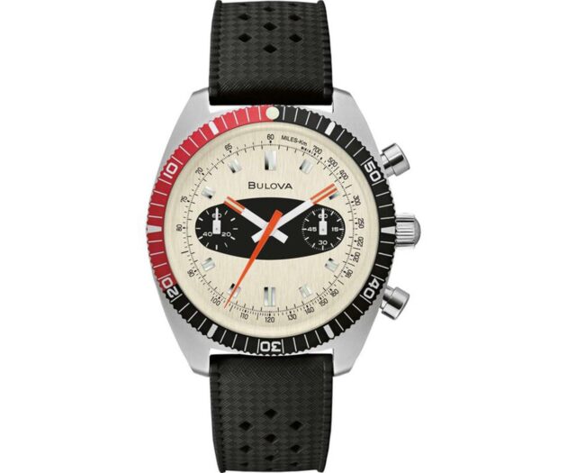 BULOVA  Surfboard Chrono Black Rubber Strap  98A252