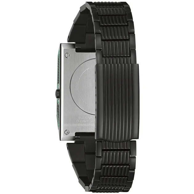 BULOVA Computron Black Stainless Steel Bracelet 98C140 - Image 2