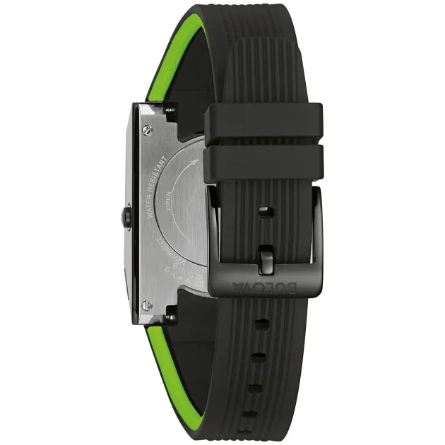 BULOVA Computron Black Rubber Strap 98C141 - Image 2