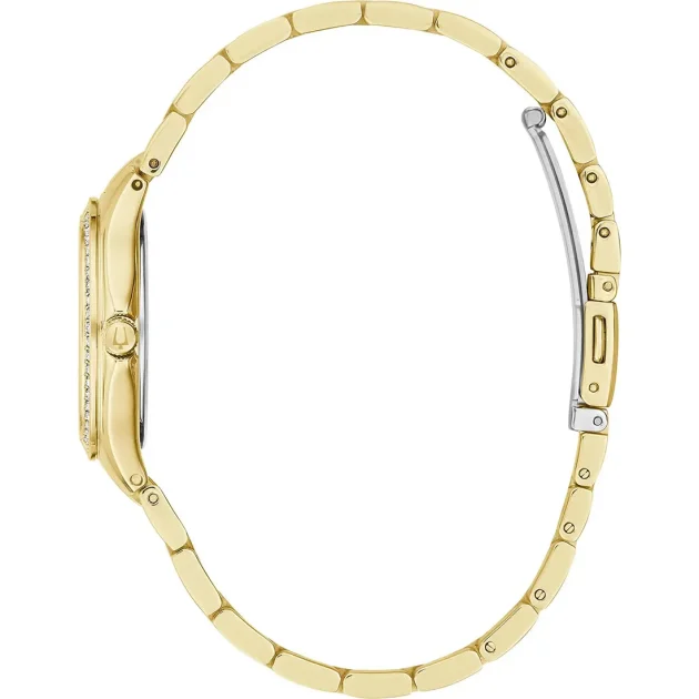 BULOVA Crystal Swarovski Gold Stainless Steel Bracelet 98L295 - Image 2