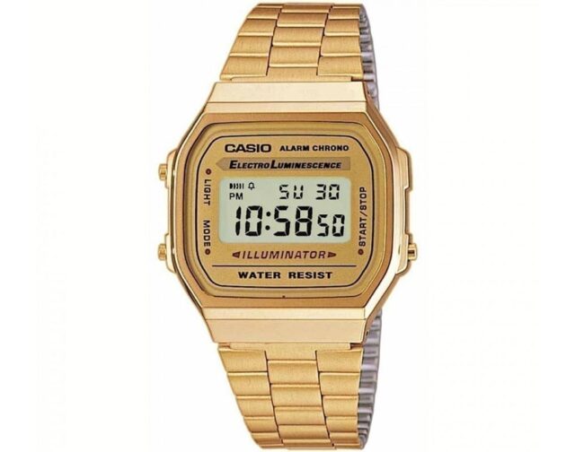 CASIO  Collection Gold Stainless Steel BraceletA-168WG-9EF