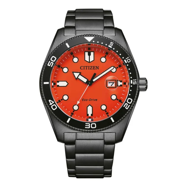 CITIZEN Eco-Drive Black Stainless Steel Bracelet AW1765-88X