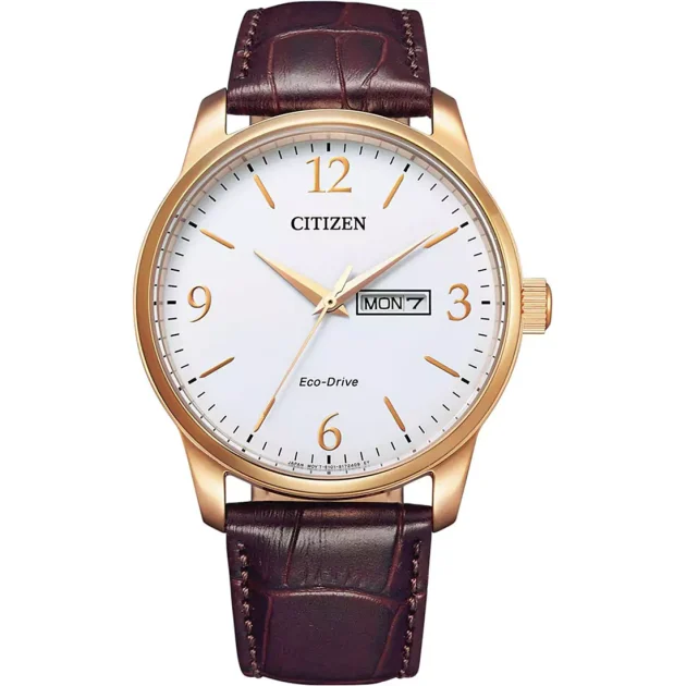 CITIZEN Eco-Drive Brown Leather Strap BM8553-16AE