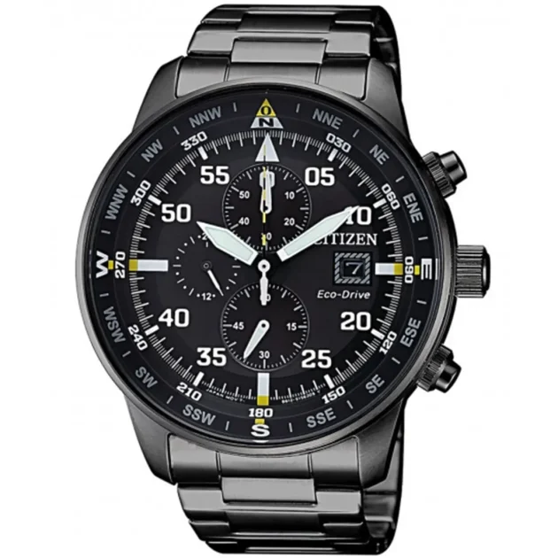CITIZEN Eco-Drive Black Stainless Steel Bracelet CA0695-84E