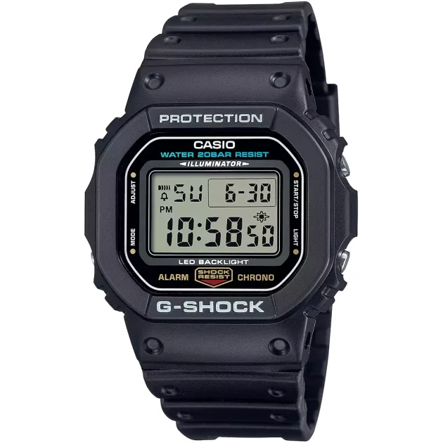 CASIO G-Shock Black Rubber Strap DW-5600UE-1ER
