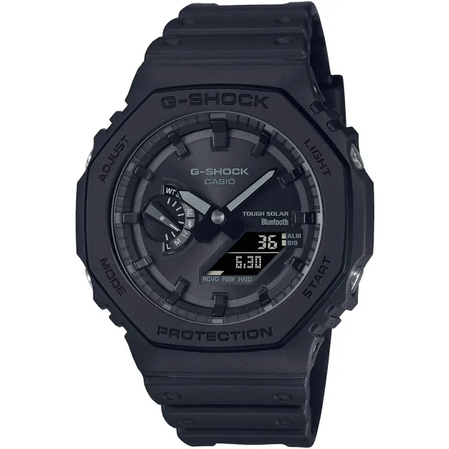 CASIO  G-Shock Black Rubber Strap  GA-B2100-1A1ER