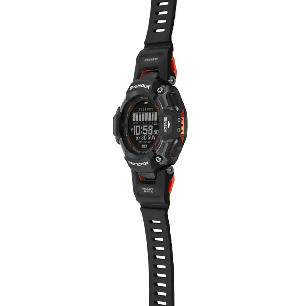 CASIO G-Shock Smart Black Rubber Strap GBD-H2000-1AER - Image 5