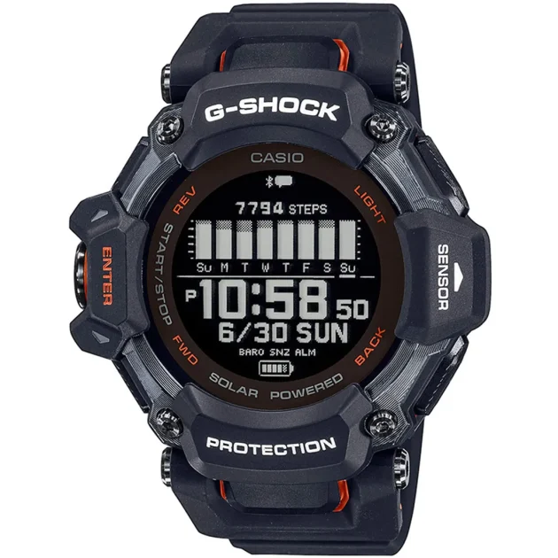 CASIO G-Shock Smart Black Rubber Strap GBD-H2000-1AER