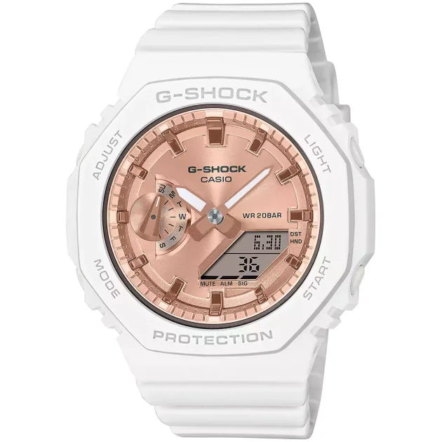CASIO G-Shock White Rubber Strap GMA-S2100MD-7AER