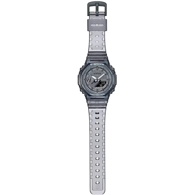CASIO G-Shock Chrono Grey Rubber Strap GMA-S2100SK-1AER - Image 2