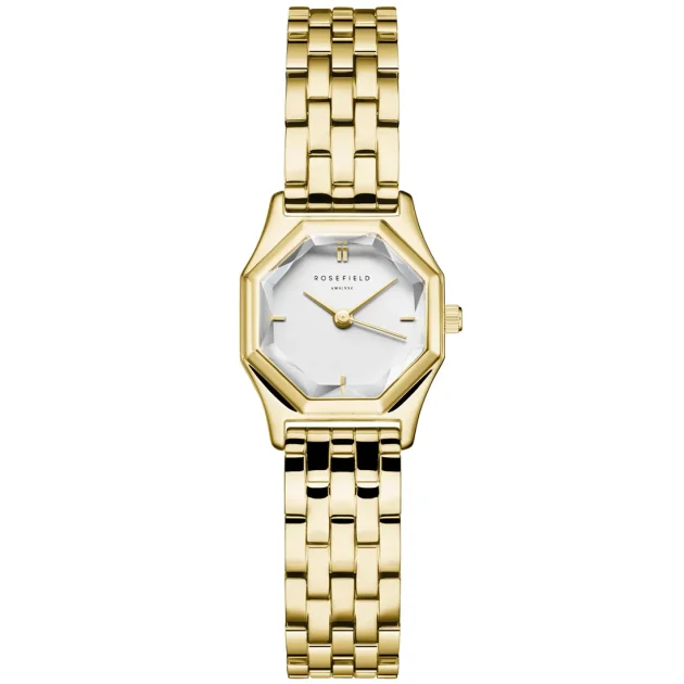 ROSEFIELD The Gemme Gold Stainless Steel Bracelet GWGSG-G02