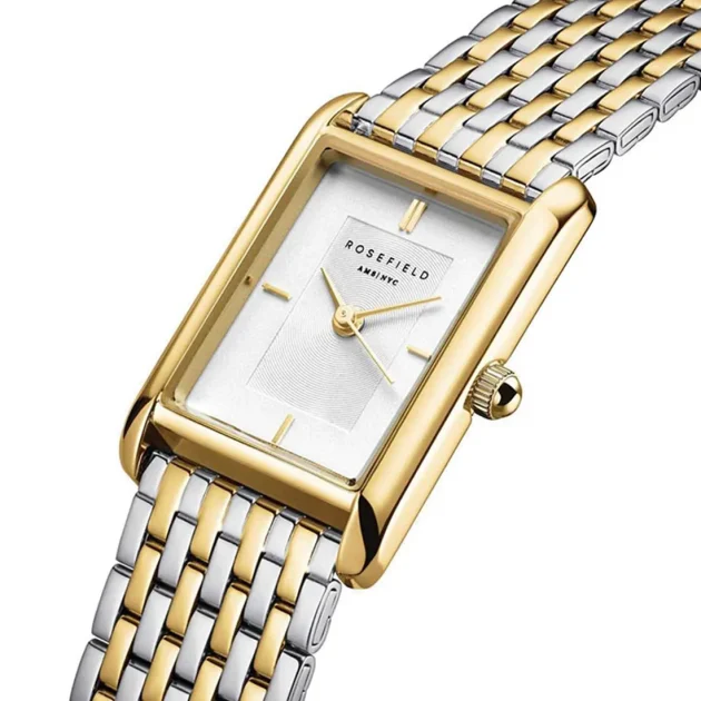 ROSEFIELD Heirloom Two Tone Stainless Steel Bracelet HWDSG-H03 - Image 2
