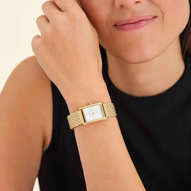 ROSEFIELD Heirloom Gold Stainless Steel Bracelet HWGSG-H01 - Image 4