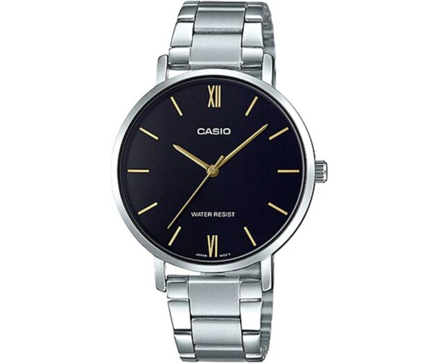 CASIO  Analog Stainless Steel Bracelet  LTP-VT01D-1BUDF