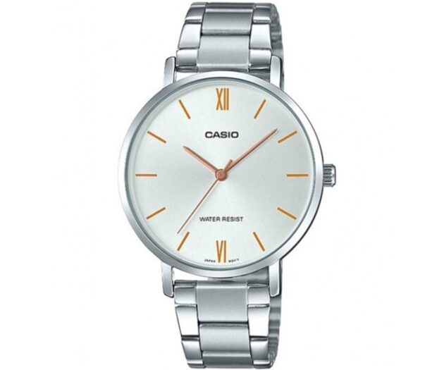 CASIO  Analog Stainless Steel Bracelet  LTP-VT01D-7BUDF