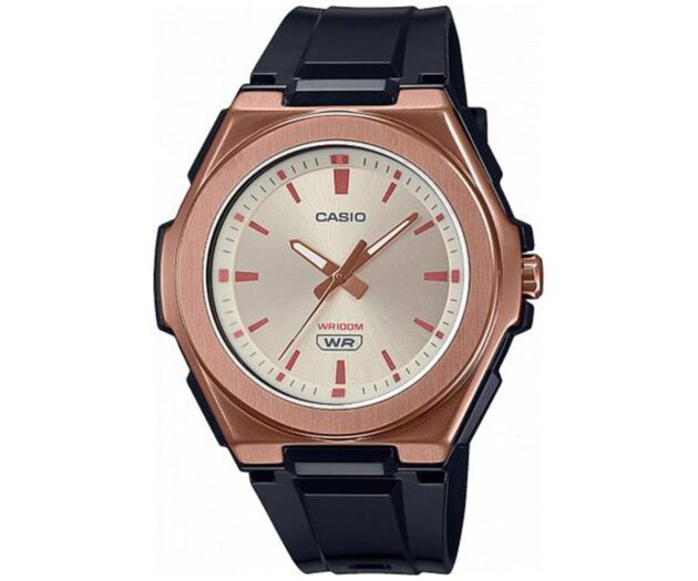 CASIO  Standard Collection Black Rubber Strap  LWA-300HRG-5EVEF