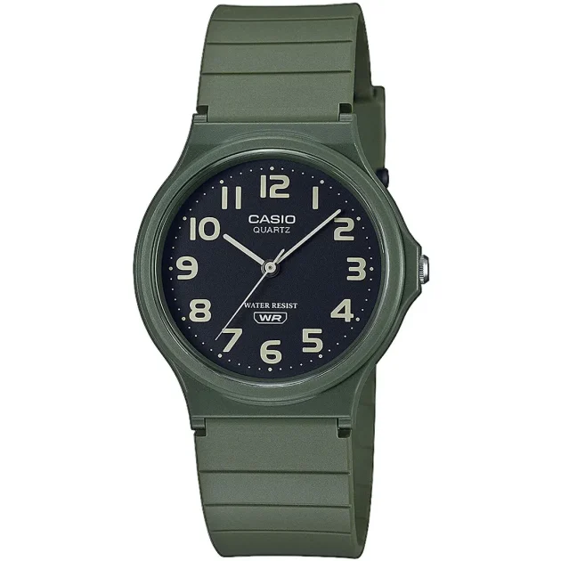CASIO Standard Khaki Rubber Strap MQ-24UC-3BEF