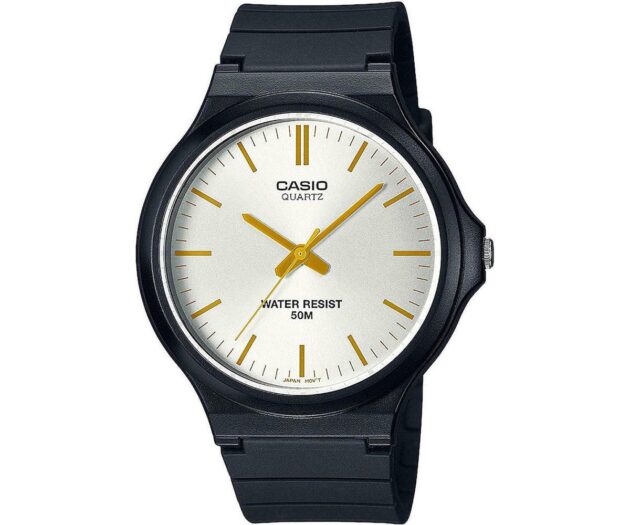 CASIO  Collection Black Rubber Strap  MW-240-7E3VEF