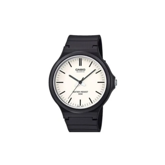 CASIO  Standard Black Rubber Strap  MW-240-7EVEF