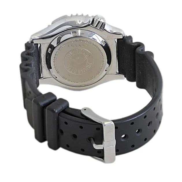 CITIZEN Promaster Auto Black Rubber Strap NY0086-16LE - Image 4