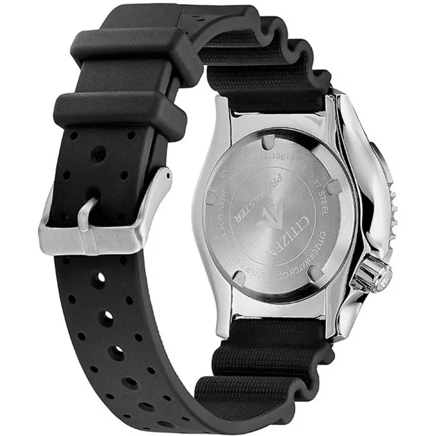 CITIZEN Promaster Auto Black Rubber Strap NY0086-16LE - Image 3