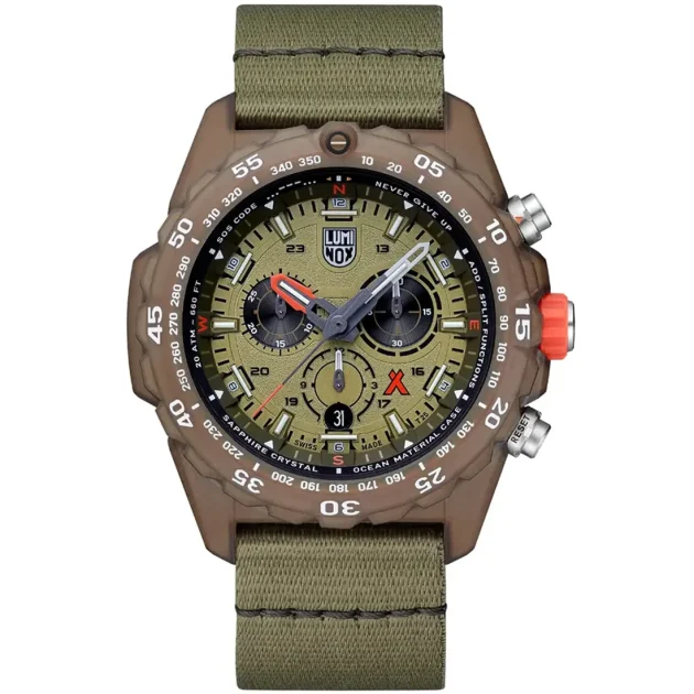 LUMINOX Bear Grylls Survival Eco Master Green Fabric Strap XB.3757.ECO
