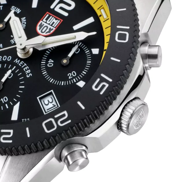 LUMINOX Pacific Diver Chrono Yellow Rubber Strap 3145.SEA - Image 2