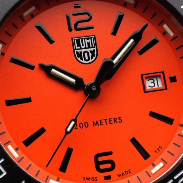 LUMINOX Pacific Diver Seasonal Edition Orange Rubber Strap XS.3129.SEA - Image 4