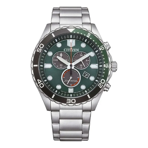 CITIZEN Eco-Drive Silver Stainless Steel Bracelet AW1811-82X