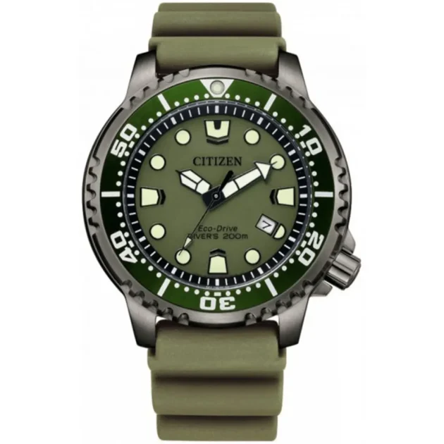 CITIZEN Promaster Khaki Rubber Strap BN0157-11X