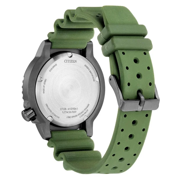 CITIZEN Promaster Khaki Rubber Strap BN0157-11X - Image 3