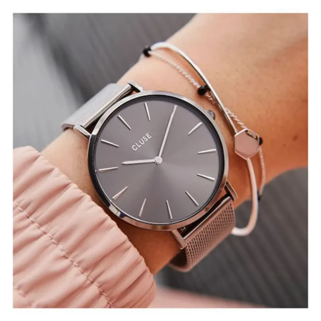 CLUSE   La Boheme Grey Stainless Steel Bracelet  CW0101201022 - Image 3