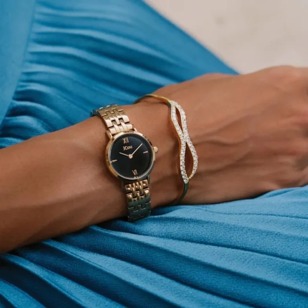 JCOU Amourette Gold Stainless Steel Bracelet JU19064-3 - Image 2