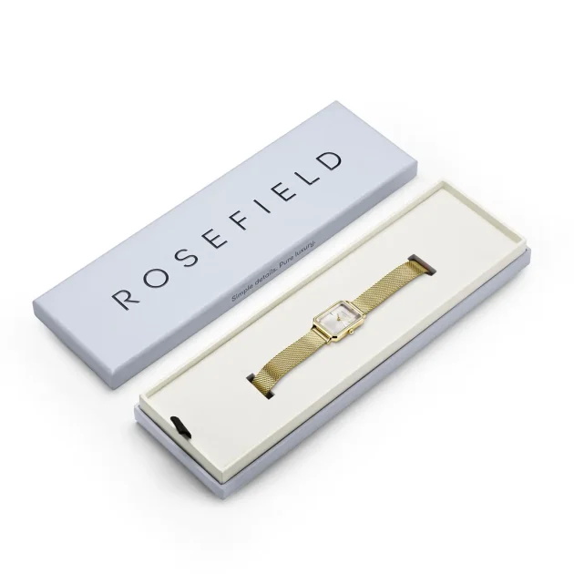 ROSEFIELD The Octagon XS Gold Stainless Steel Bracelet OWGMG-O73 - Image 3