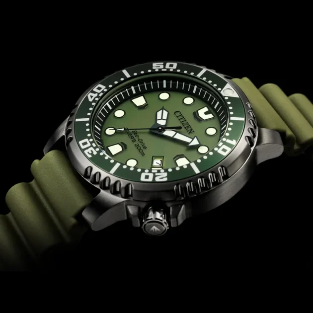 CITIZEN Promaster Khaki Rubber Strap BN0157-11X - Image 4