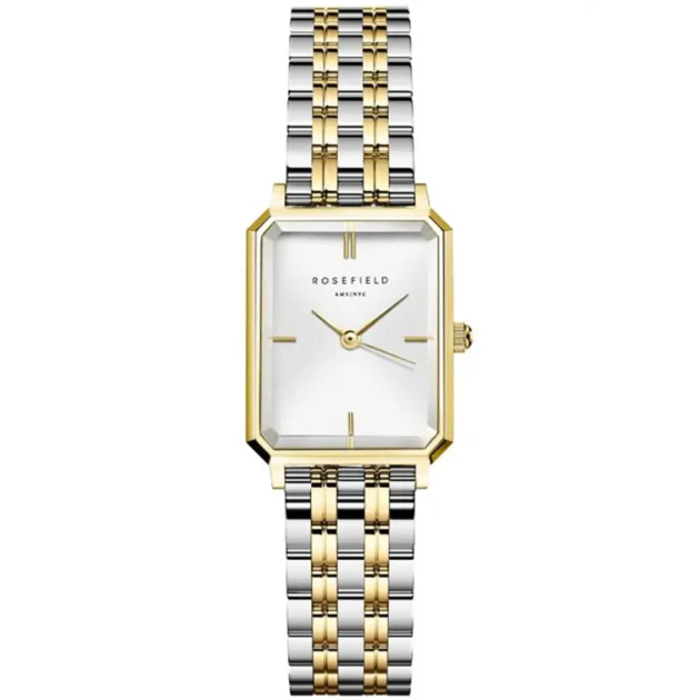 ROSEFIELD The Octagon XS Two Tone Stainless Steel Bracelet OWDSG-O62